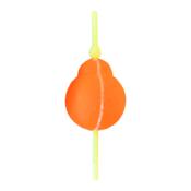 Flotteur Truite Fendu Fluo Fiquet Pêche Orange x2